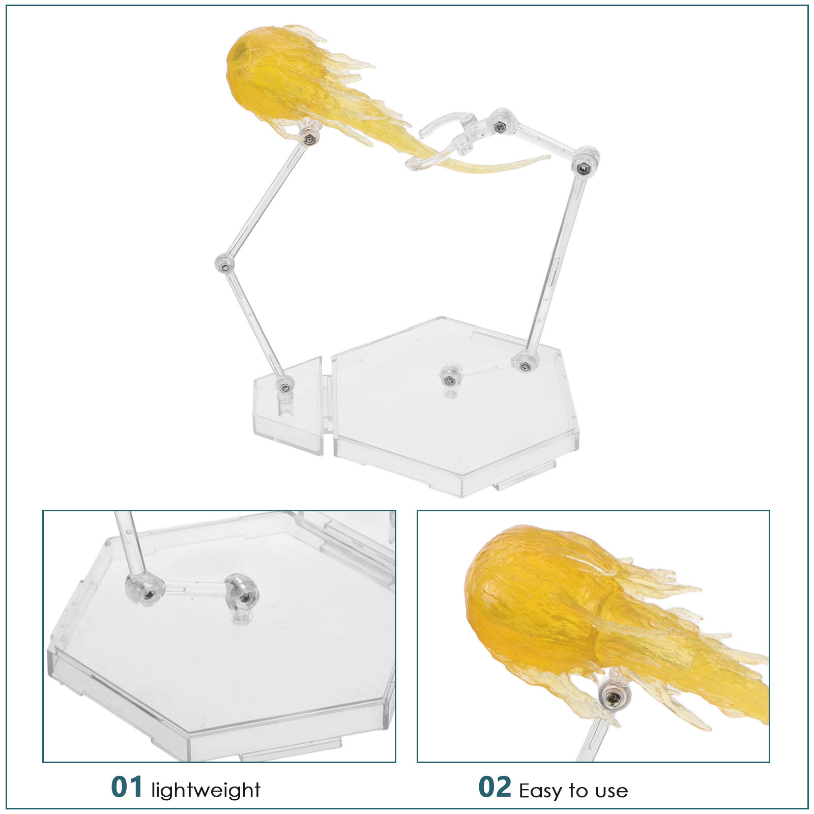 Secure Adjustable Action Figur - Action Figure Stand ulasan dan harga