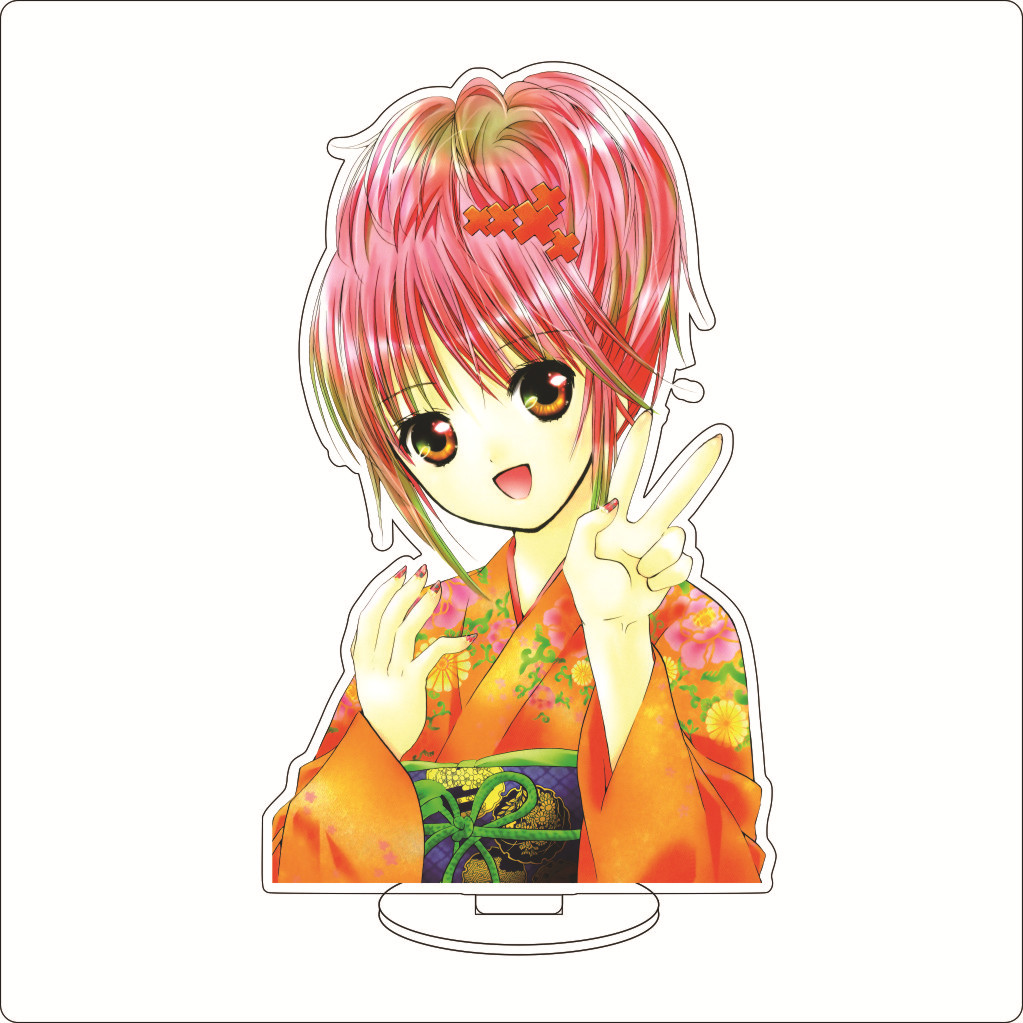 16CM Anime Shugo Chara! Amu Hi - Figma Stand Set ulasan dan harga