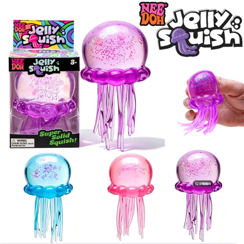Schylling Nee Doh Jellyfish &  - Fidget Cube Original ulasan dan harga