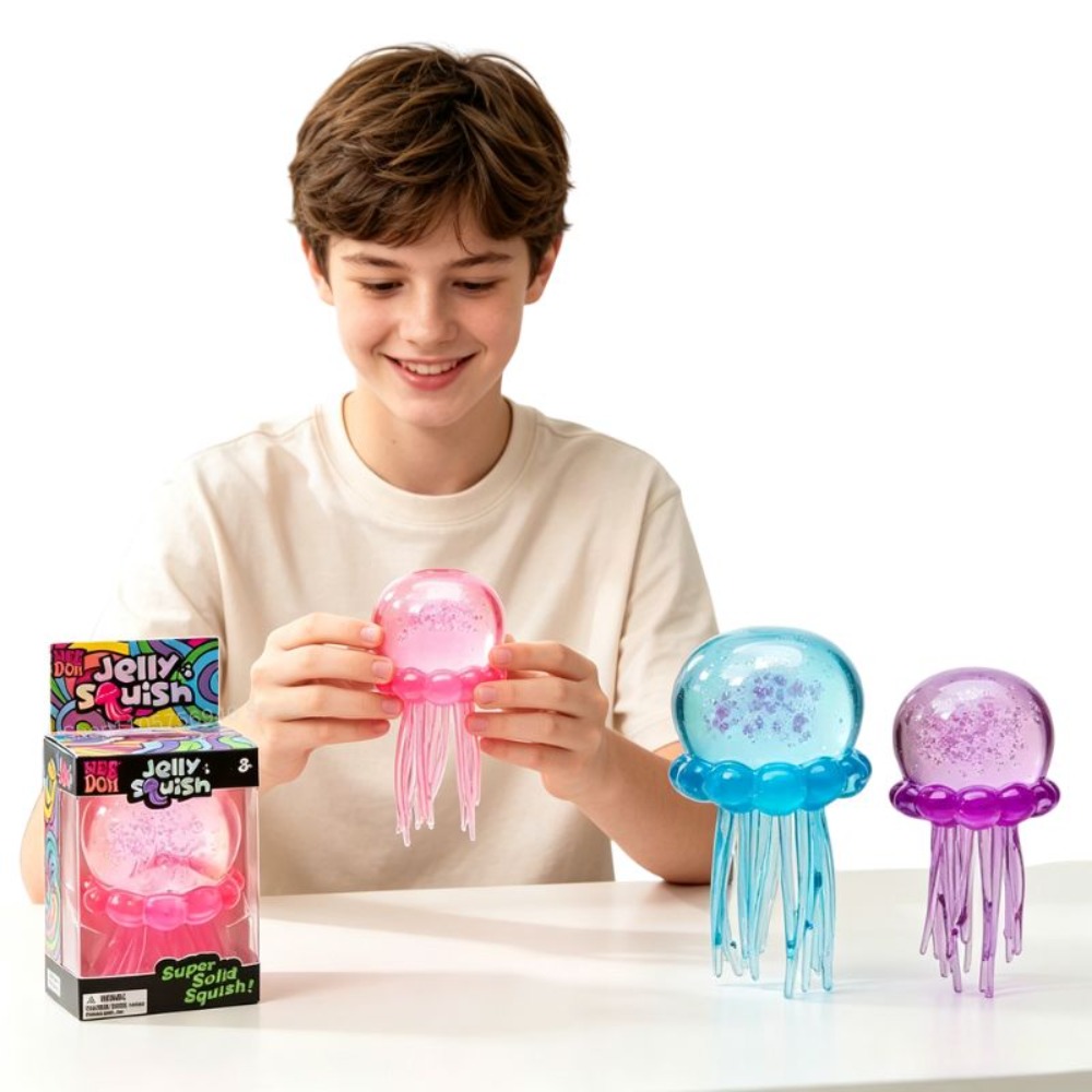 Schylling Nee Doh Jellyfish &  - Fidget Cube Original ulasan dan harga