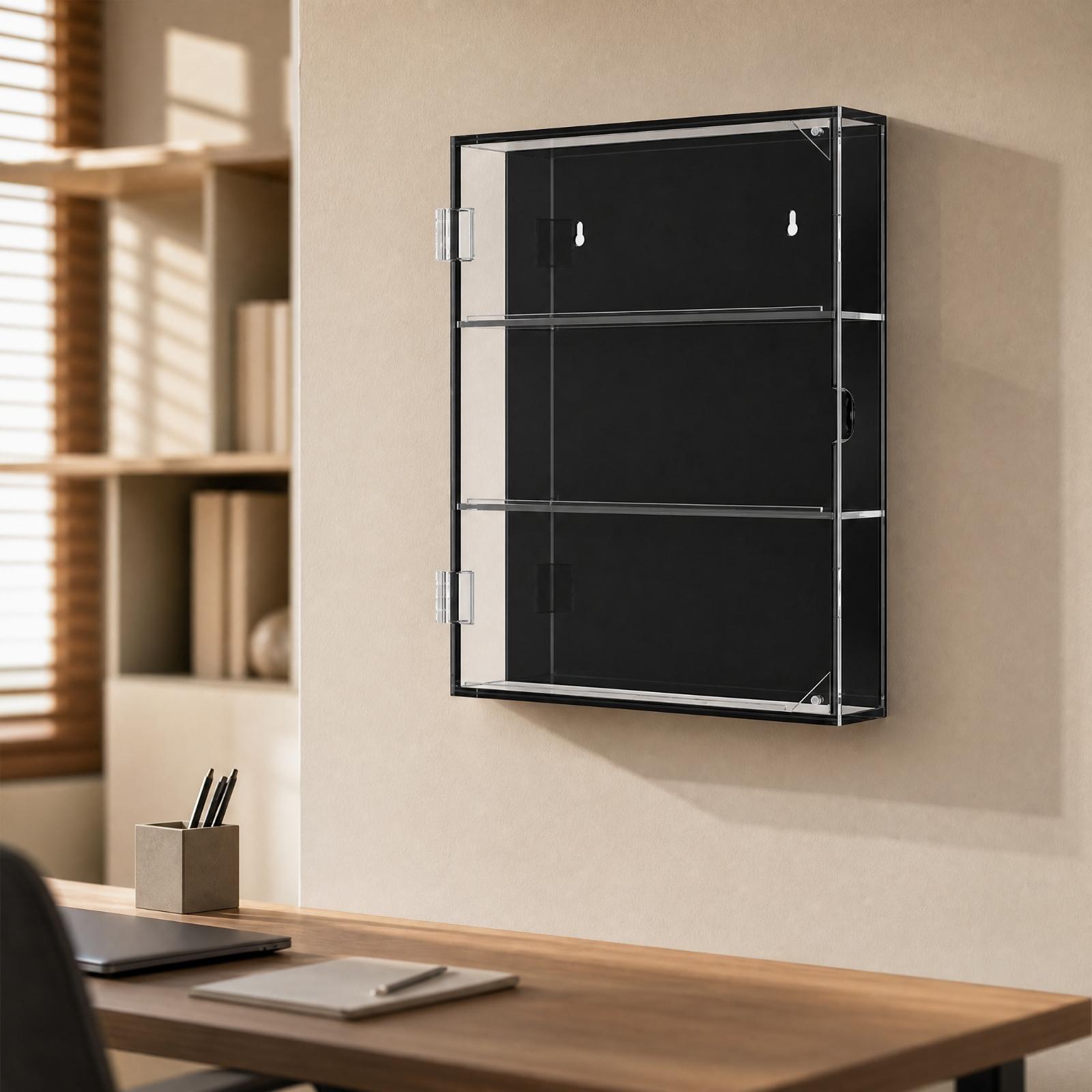 Wall Mounted Acrylic Trading C - Display Case Acrylic ulasan dan harga