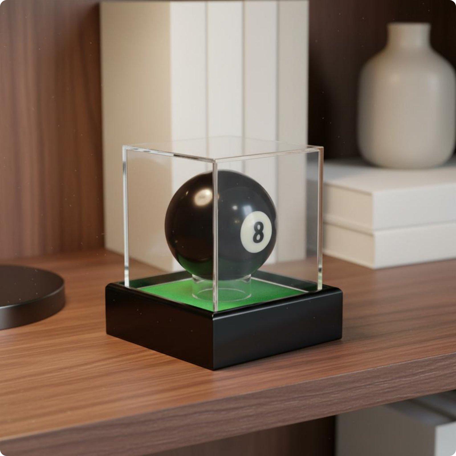 Transparent Ball Display Box D - Display Case Acrylic ulasan dan harga